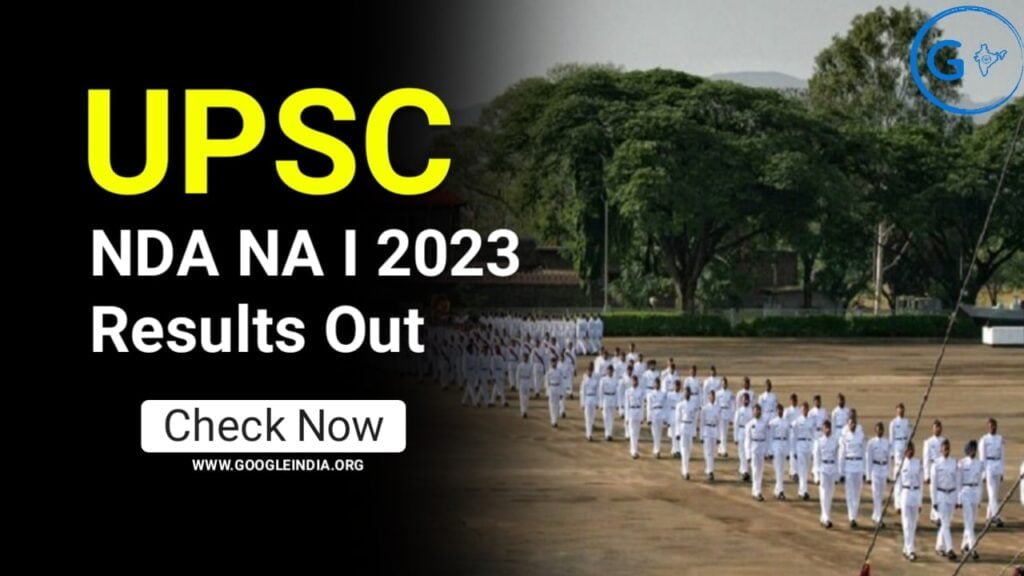 UPSC NDA NA I 2023 Results Out